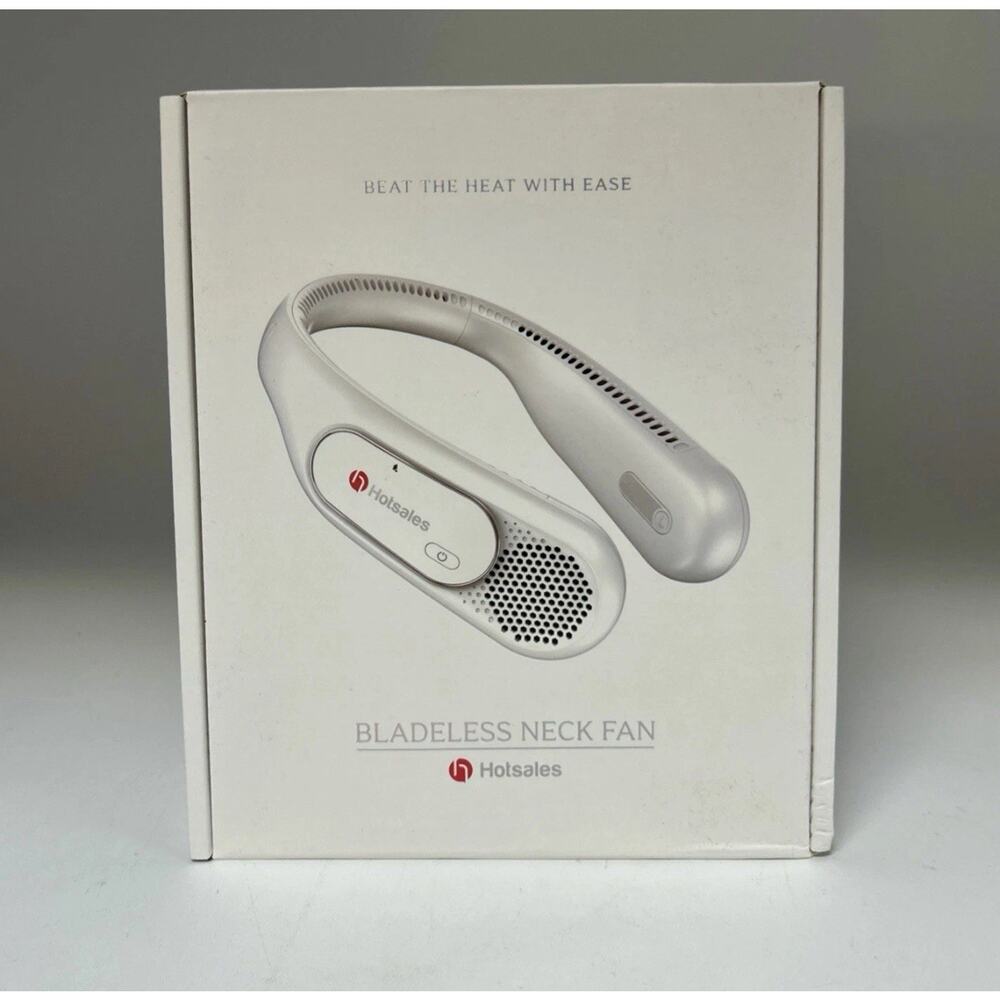 Black Hotsales Bladeless Neck Fan YP-06 Portable Handsfree Lightweight 3 Speed